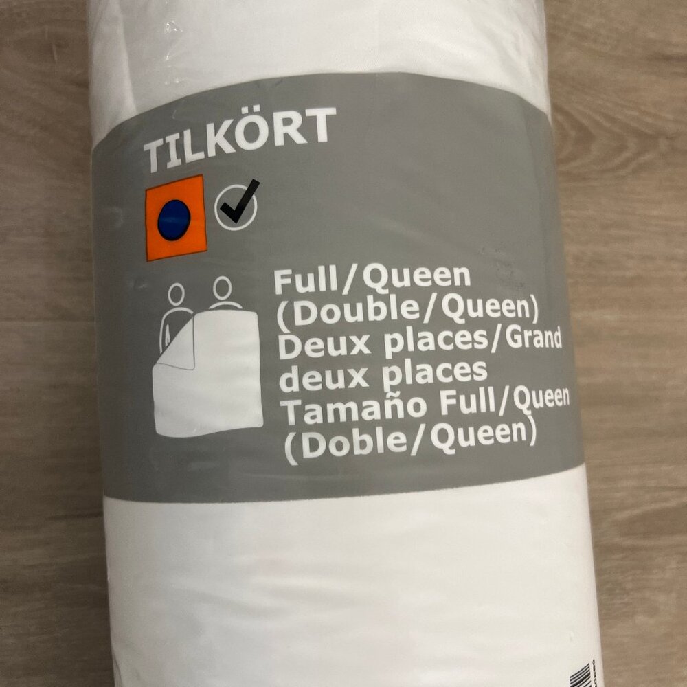 Unopened Ikea Tilkort Comforter, Cooler, Queen Fullqueen Size